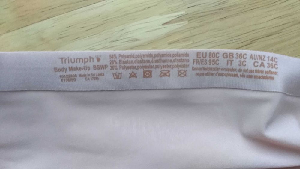 Triumph Body Make-Up, nou, original, marimea 80 C, culoare nude