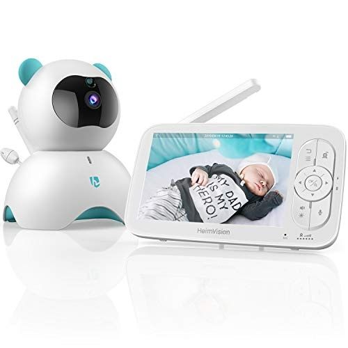 ВисококачественБебефон с 5-инчов LCD дисплей,360гр.въртяща се камера