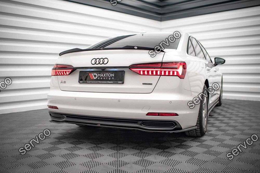 Eleron spoiler cap Audi A6 C8 Sedan 2019- v8 - Maxton Design