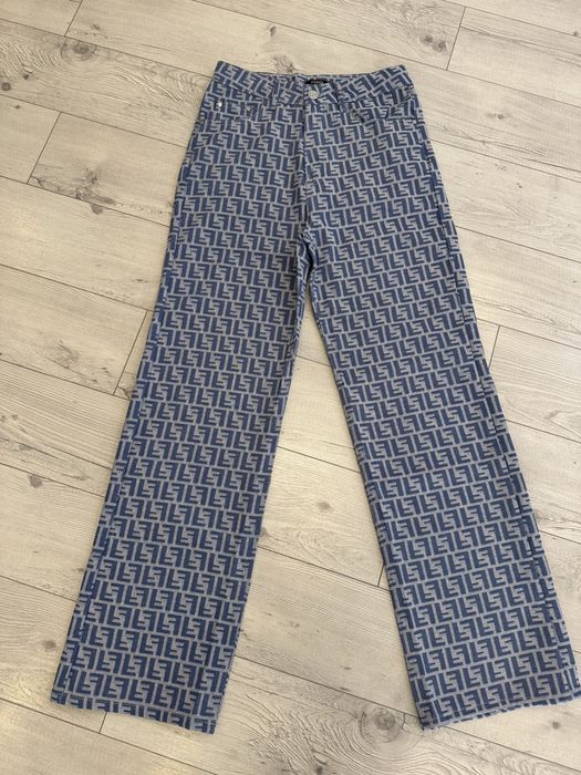 Дамски дънки прав крачол