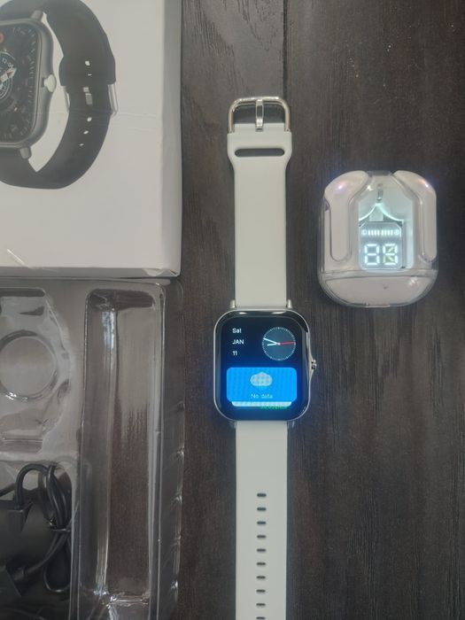 Ceas Smartwatch inteligent+setcasti