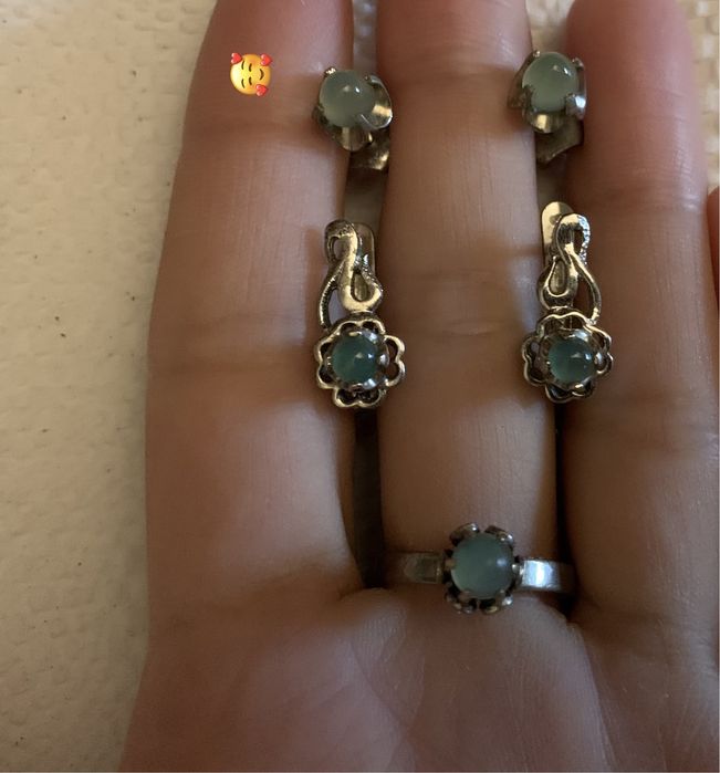 Набор производства СССР серебро/мельхиор