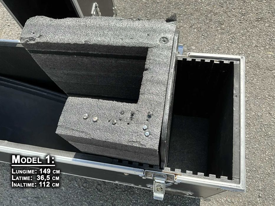 Flight case profesionale 4 buc la pret de lichidare