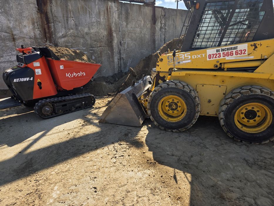 Închiriez mini dumper  miniexcavator