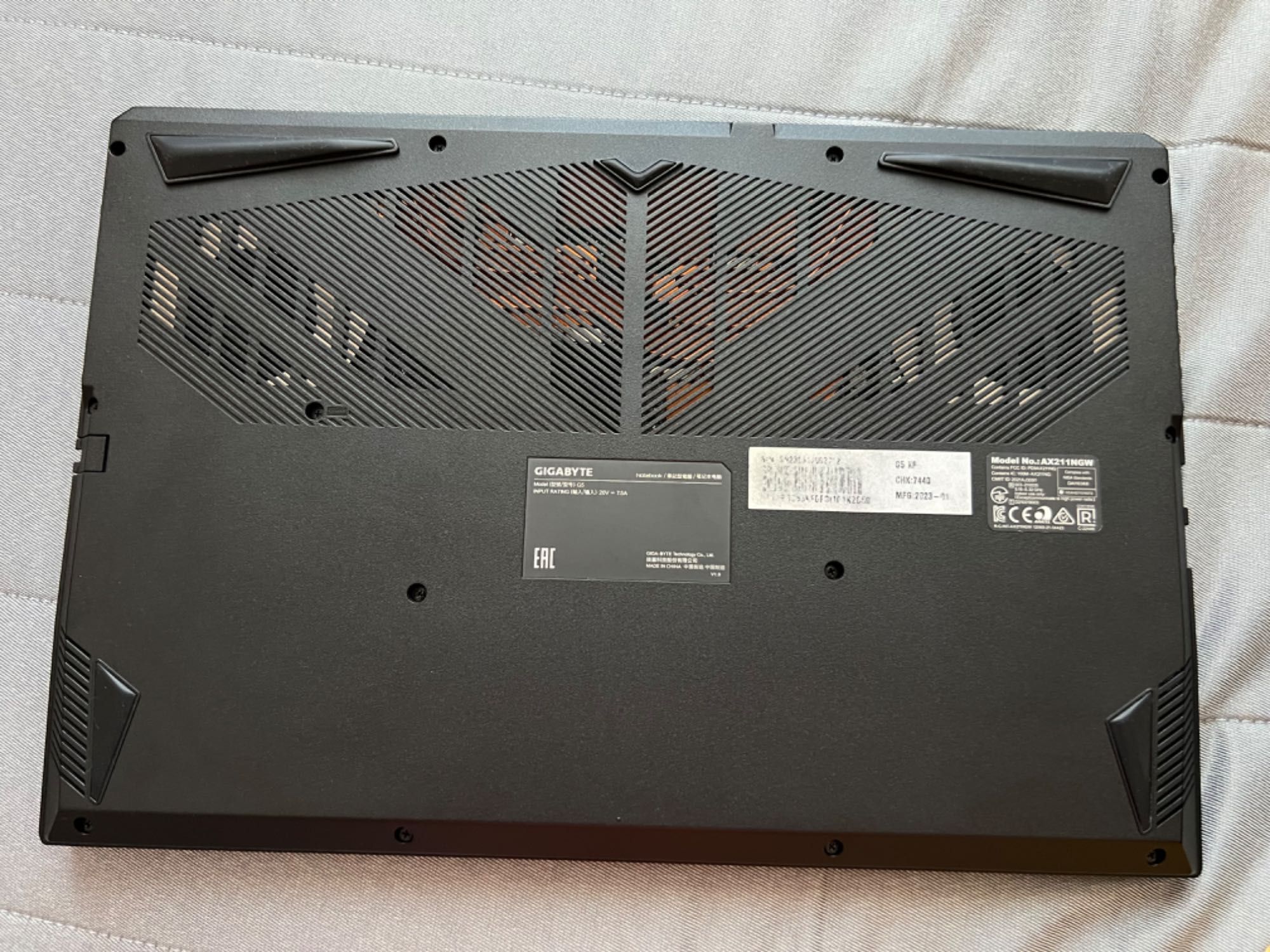 Геймърски лаптоп gigabyte g5 kf