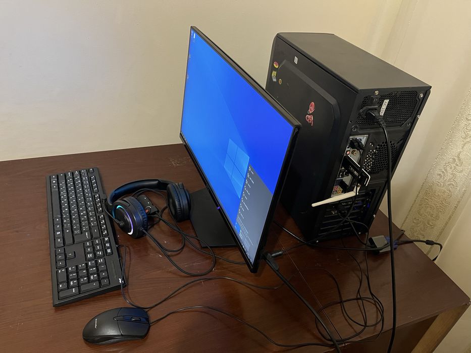 Рабочий ПК + Windows + монитор/клава/мышь — готов к играм и работе!