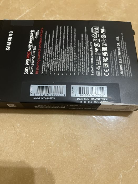 SSD Samsung 990 PRO 2TB Heatsink
