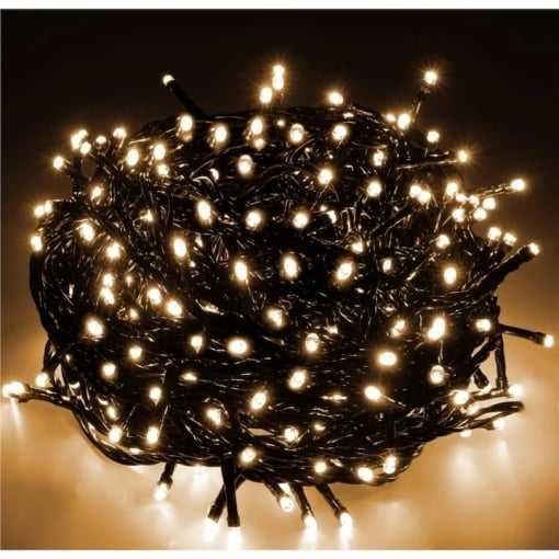Instalatie Pom Craciun alb 200 LED-uri, 200WW - 20 m