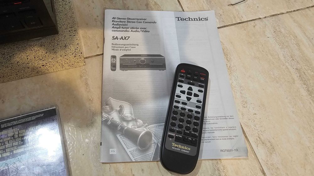 Amplituner Technics SA-AX7 cap de serie, telecomanda, cu test video!