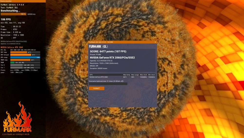 PC Gaming - [ RTX 2060 / I5-7600k / 16Gb RAM / 1.2 TB ] Windows Activ