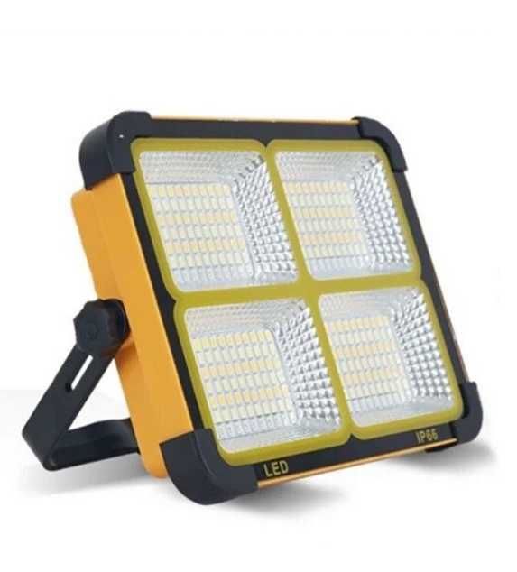 Proiector solar portabil lampa led 300w puternica camping pescuit