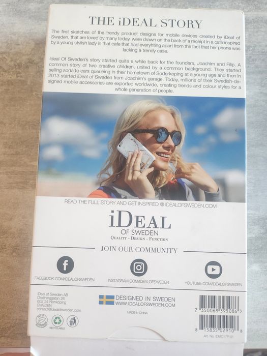 Кожен калъф за телефон Iphone 8/7/6/6Plus Ideal of Sweden