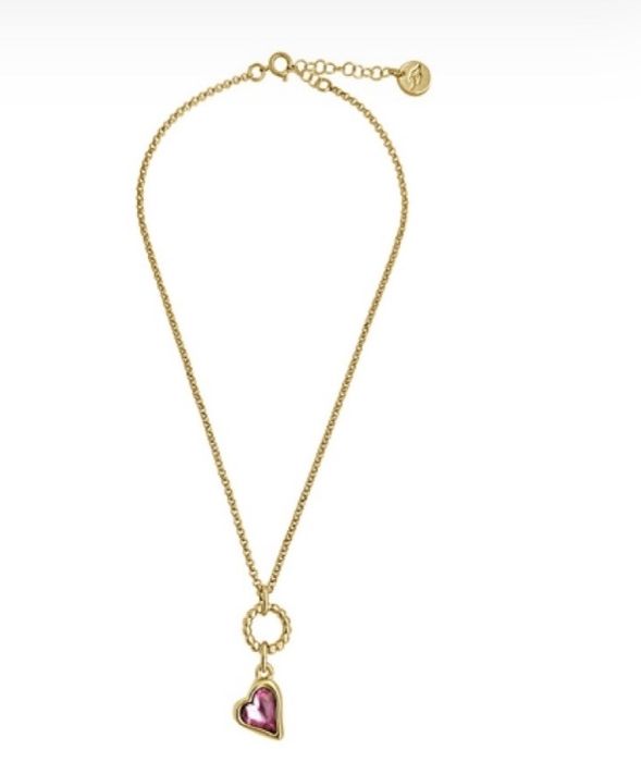 Колье ручной работы с натур. камнем Сваровски, позолота. Испания