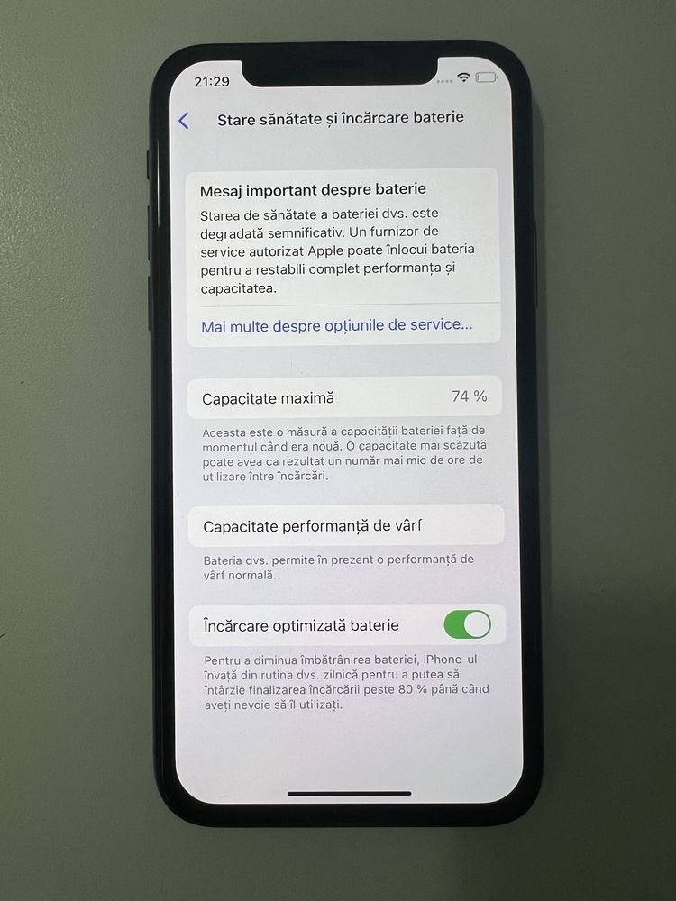 Vand IPhone X, Space Grey, 64 GB