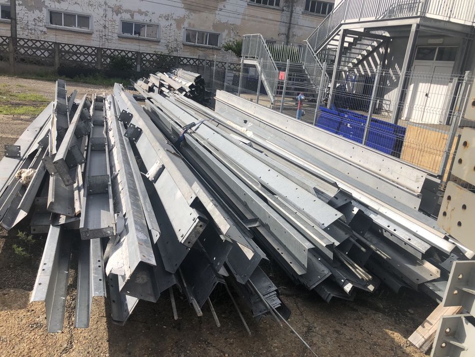 Structura metalica (hală)33,30 ml front fără stalpi intermediari !!!