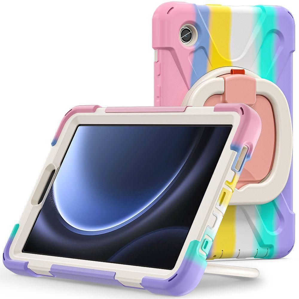 Калъф tech protect x-armor за galaxy tab a9 8.7 x110 / x115 rainbow