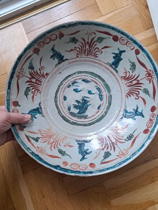 Стара китайска чиния ,  “Swatow” ware. Late Ming.     Стара китайска ч