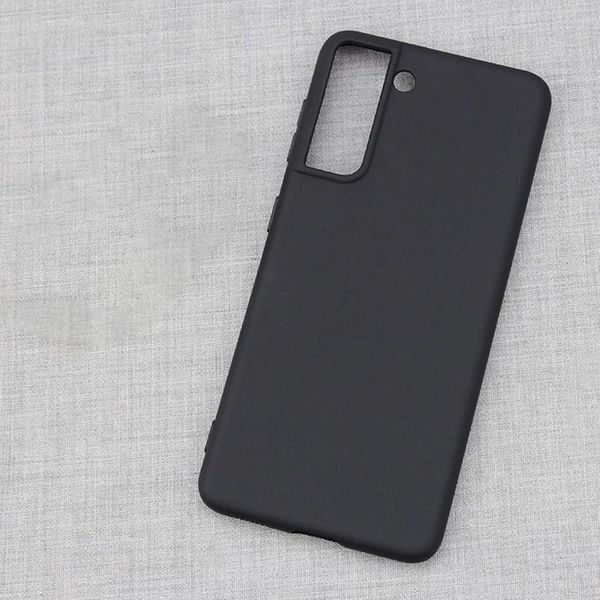 Тънък черен мат мек кейс гръб за Samsung Galaxy S21 / Plus + / Ultra
