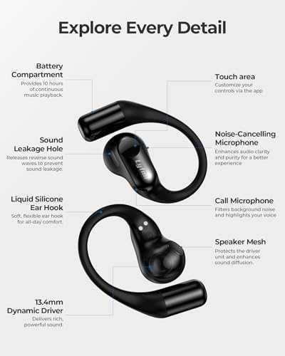 Нови Леки спортни слушалки с мощен звук и водоустойчива защита 40H