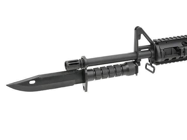 Baioneta Pentru Pusca Asalt M4 / M16 Produs De CYMA Culoare Tan, Noua