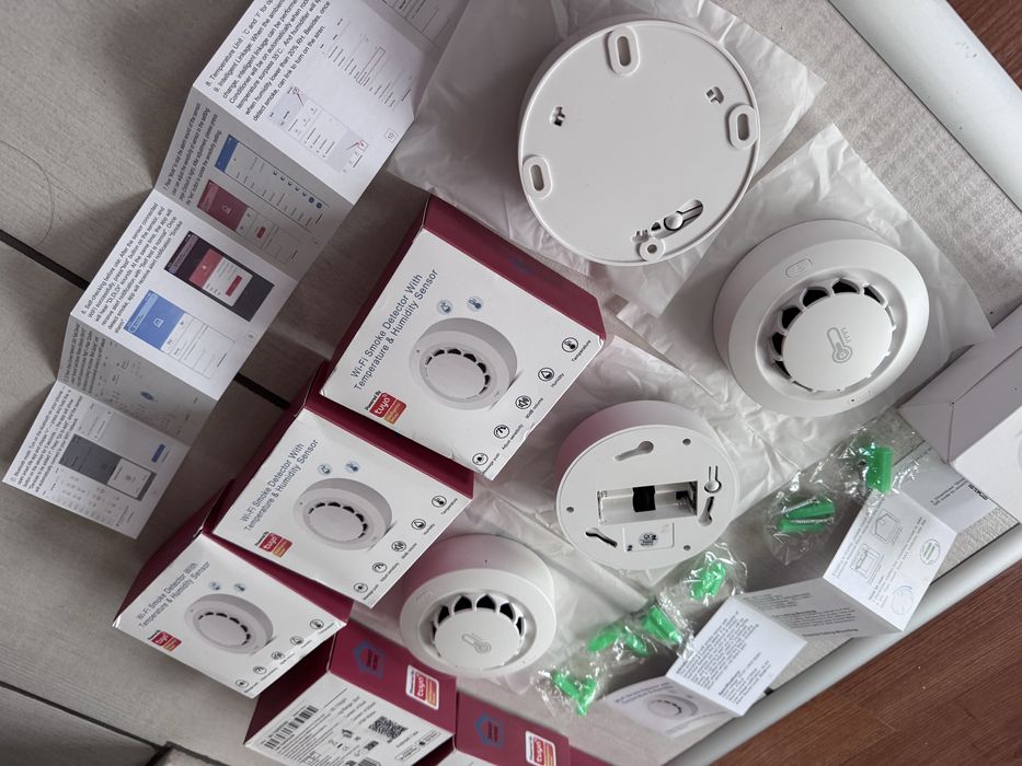 Wifi датчик за дим, датчик за пожар, датчици за пожар и температура