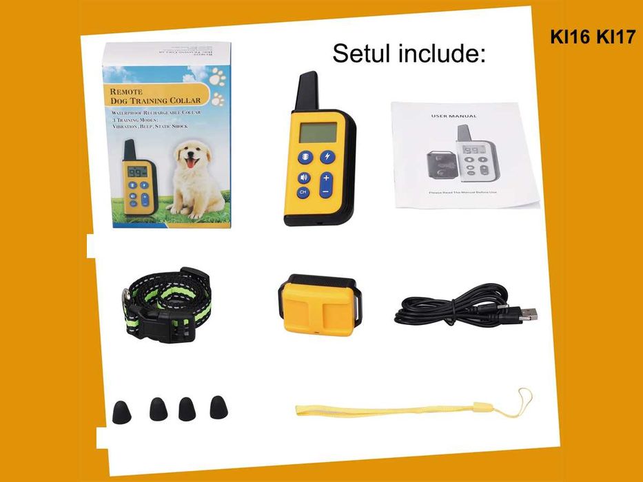 Zgarda Еlectrica Аntilatrat Caini Mpermeabila Dresaj Vibratie  500 m