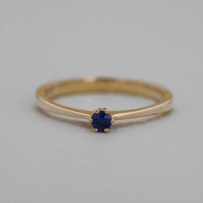 Inel cu safir-aur roz/galben cod 6055,6063,6065,4705,8755