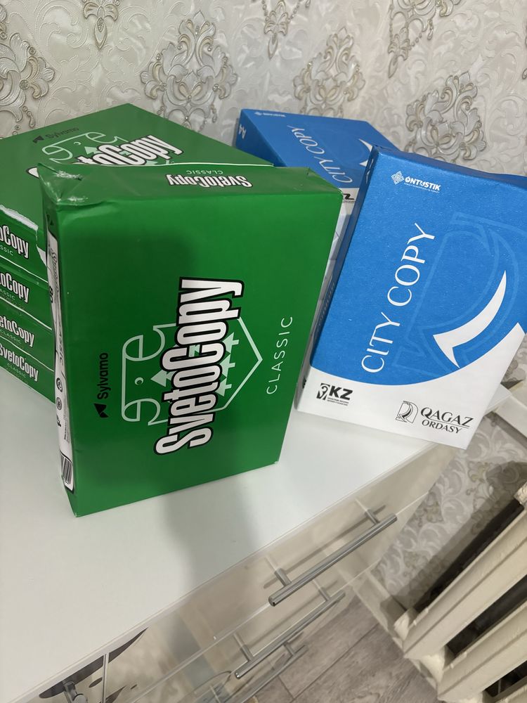 Бумага А4 пачка по 2000 тг