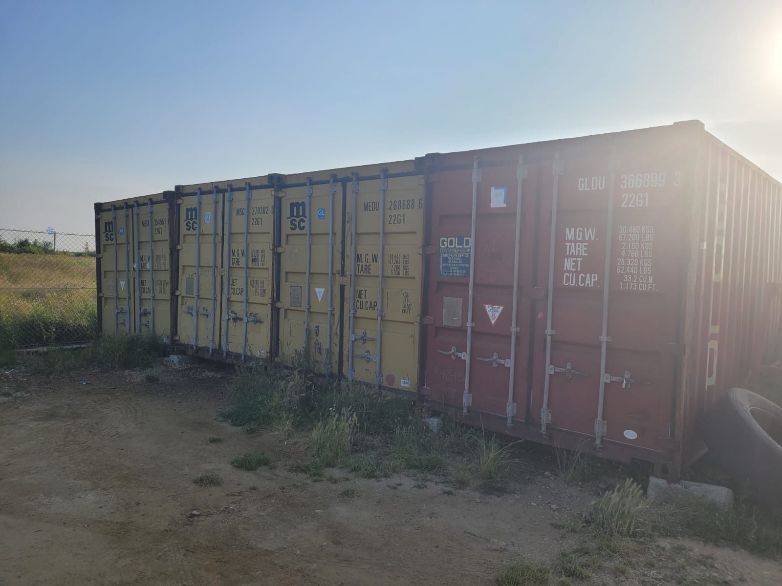 Inchiriere container/spatiu depozitare individual/boxa
