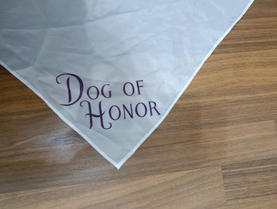 Batic/Bandană de nuntă pentru câini - Dog of Honor