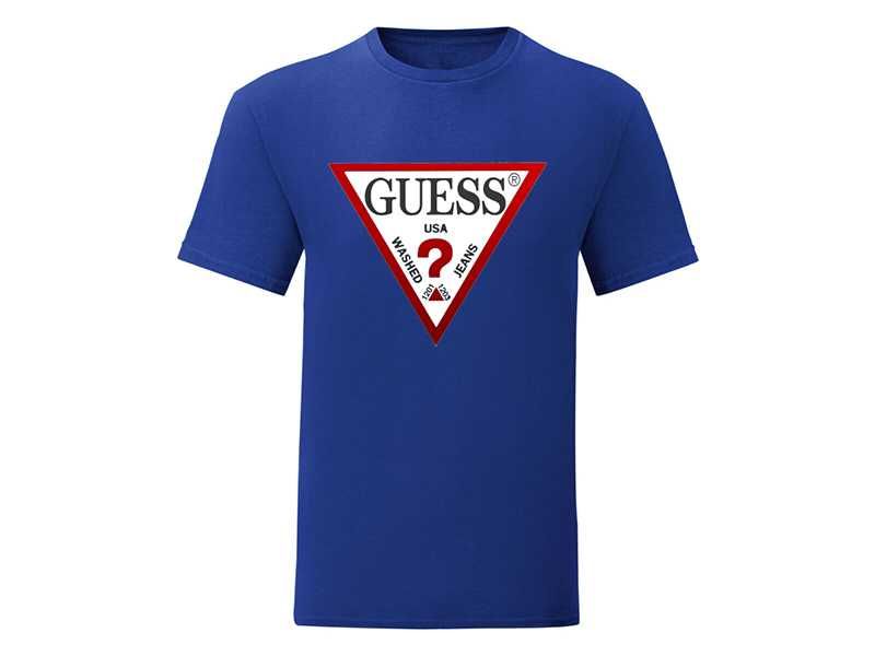 Мъжка тениска GUESS принт Модели и размери