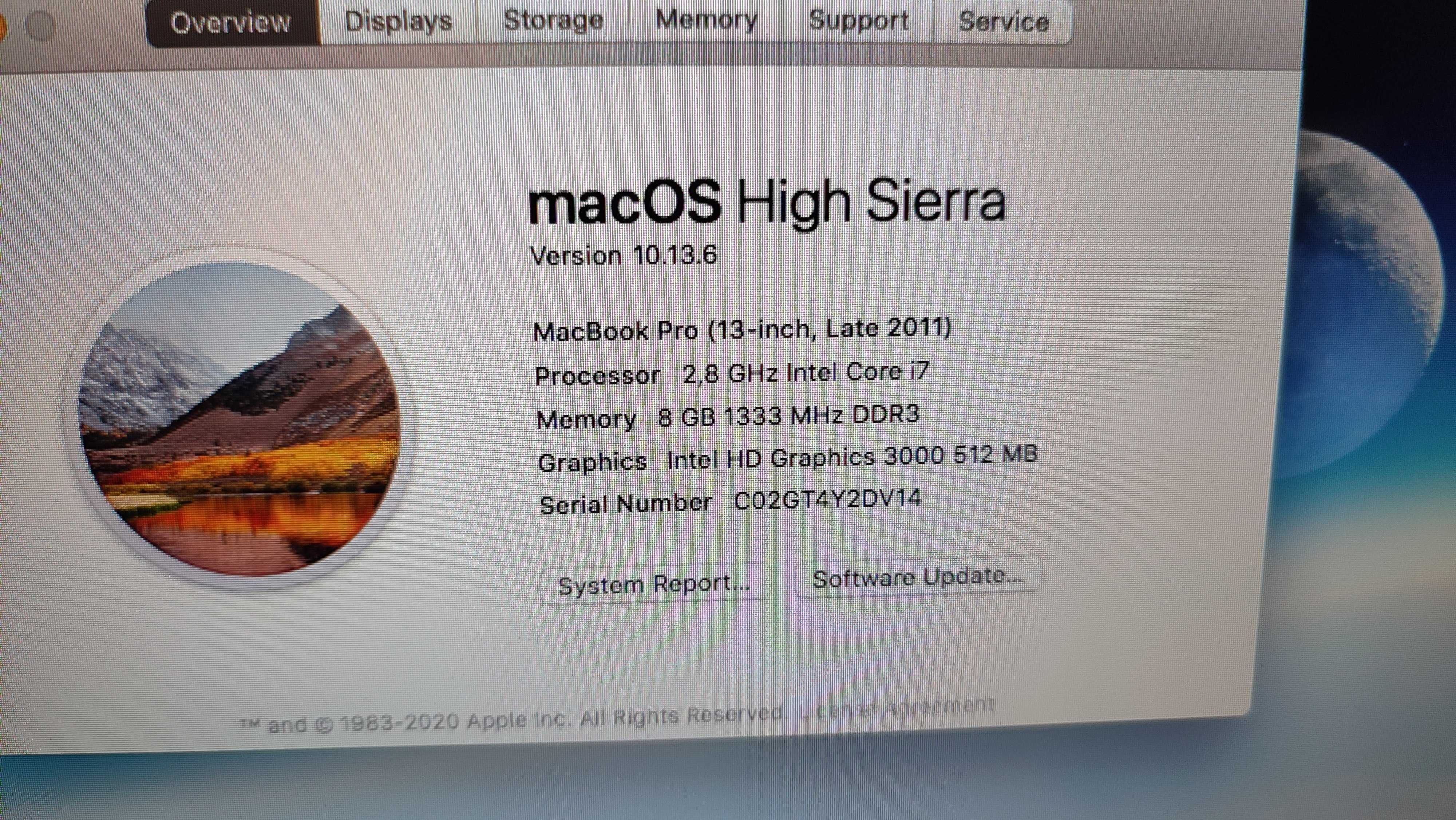 Macbook PRO 13 inch i7