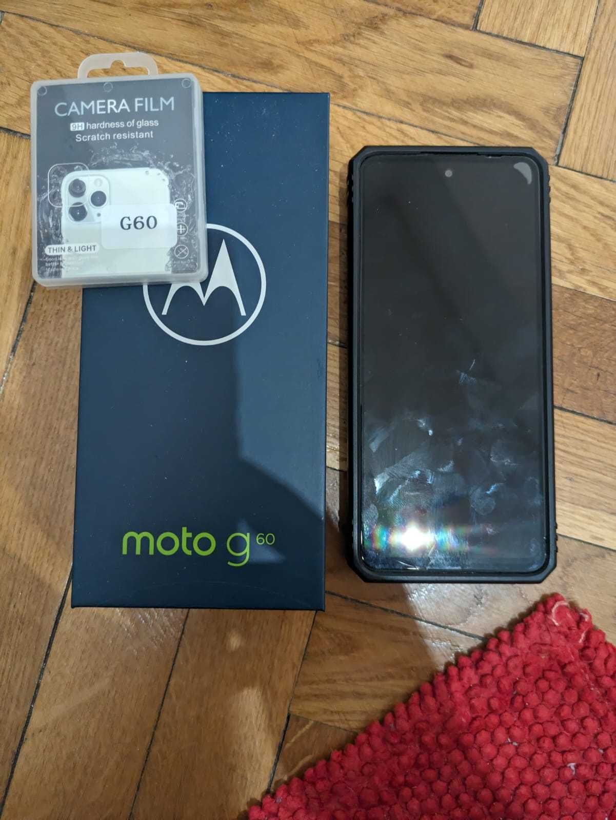 Motorola G60 cu încărcător, la cutie, bine îngriji, 128GB 6GB RAM