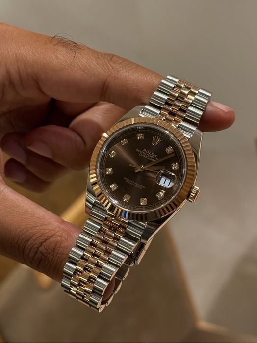Rolex Date-Just 41mm Chocolate