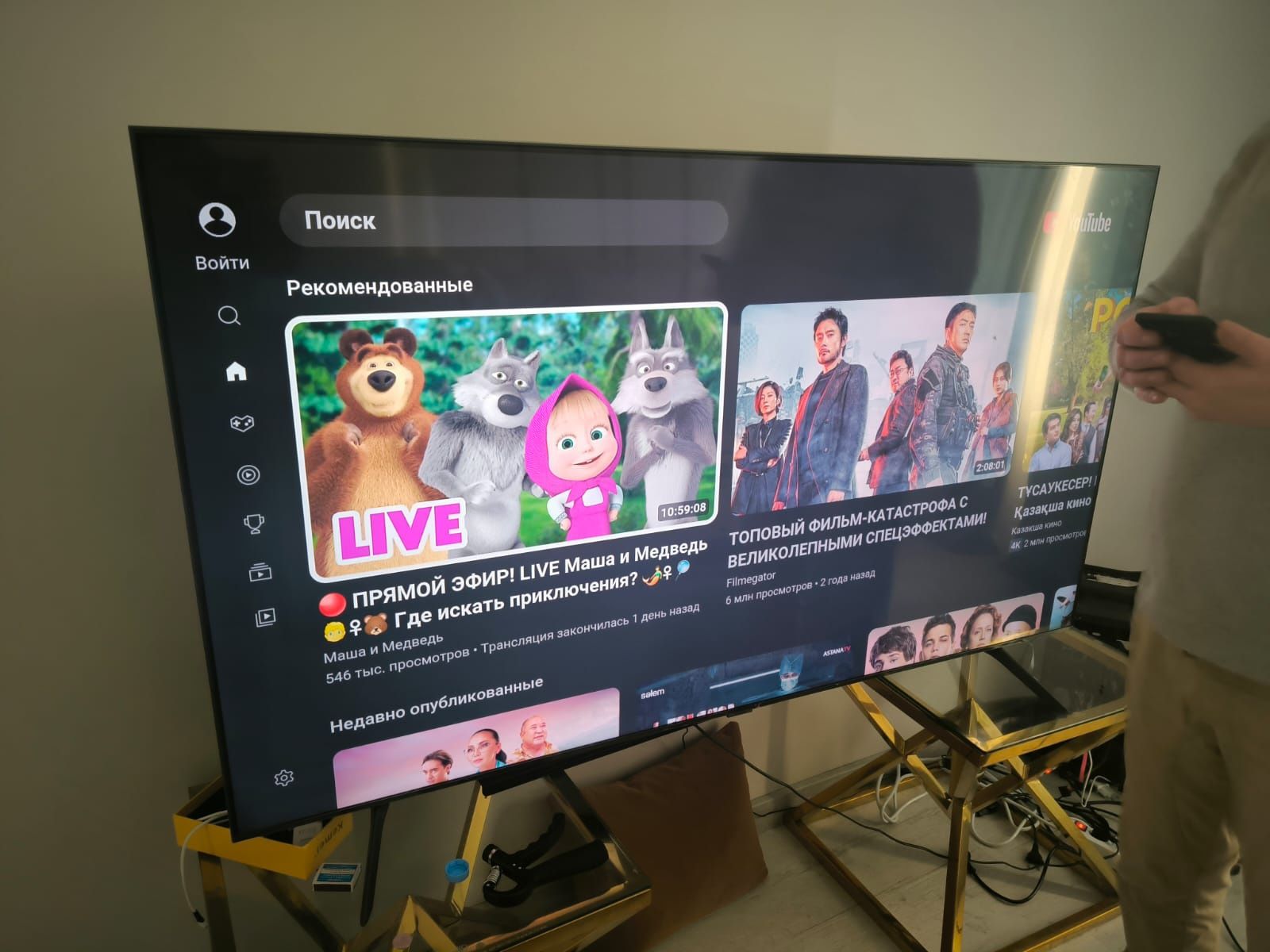 Смарт телевизор TCL 165 см smart tv WiFi YouTube