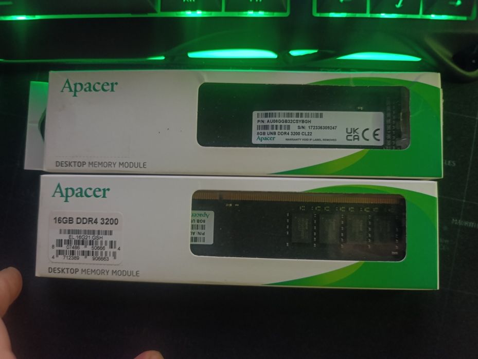 Оперативная память,DDR4 Apacer 16gb