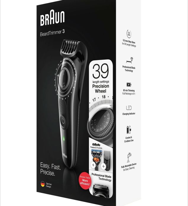 Aparat de tuns barba Braun Beard Trimmer