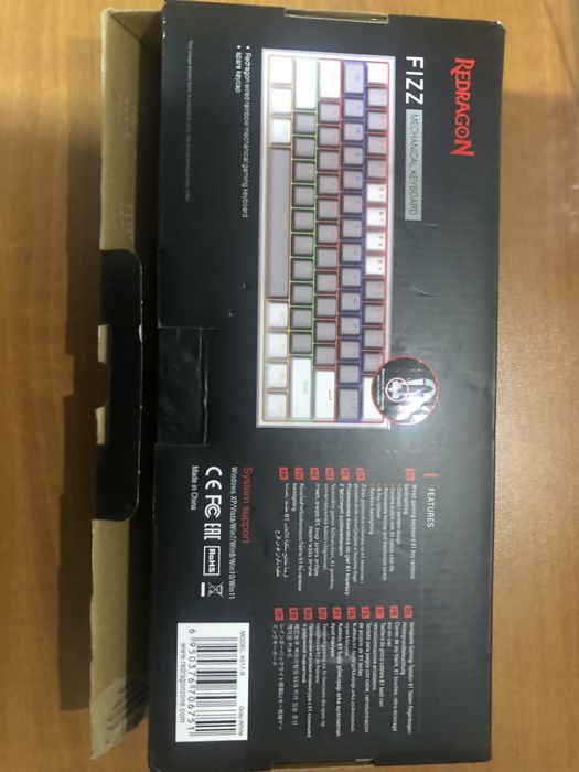 Игровая Клавиатура Redragon fizz k617-r