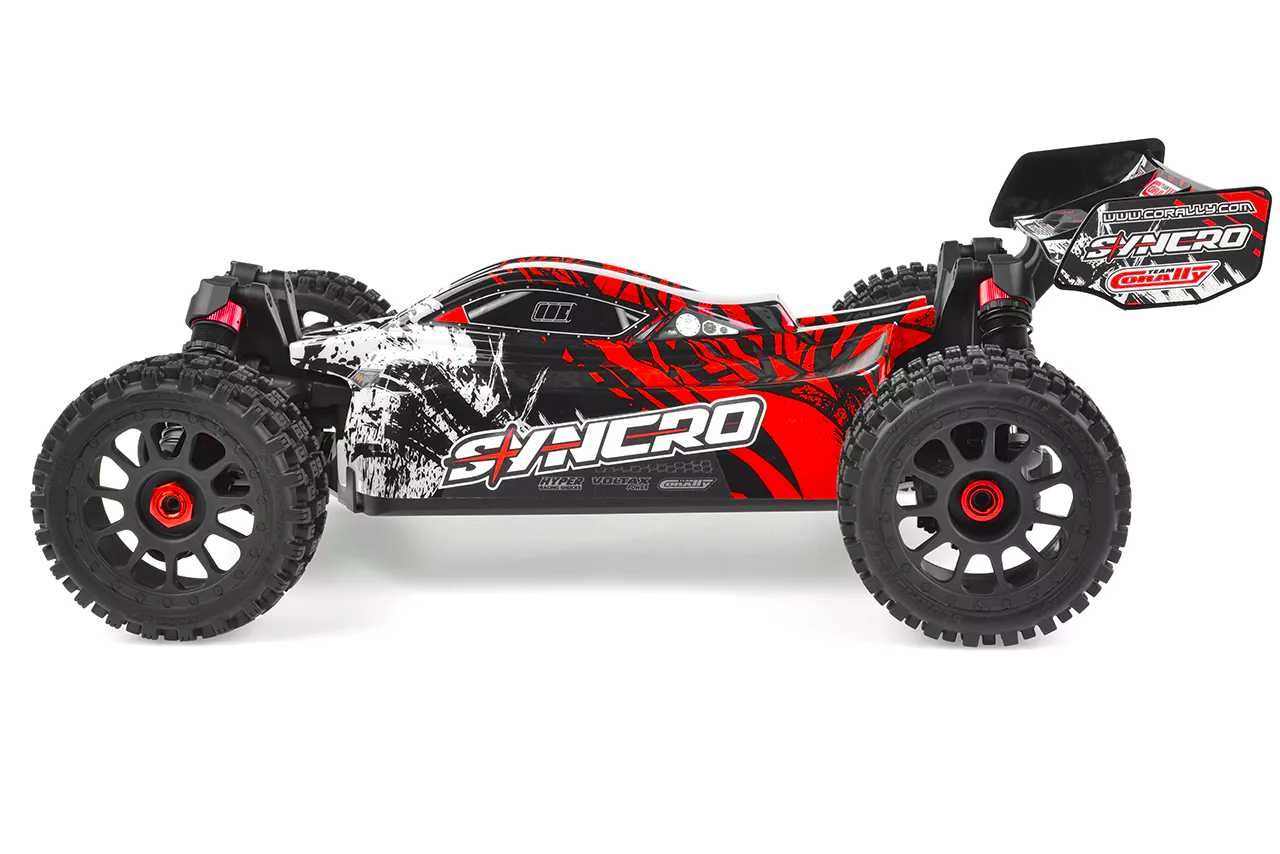 Team Corally – SYNCRO 2WD 1:8, brushless, 80км\ч, Червен