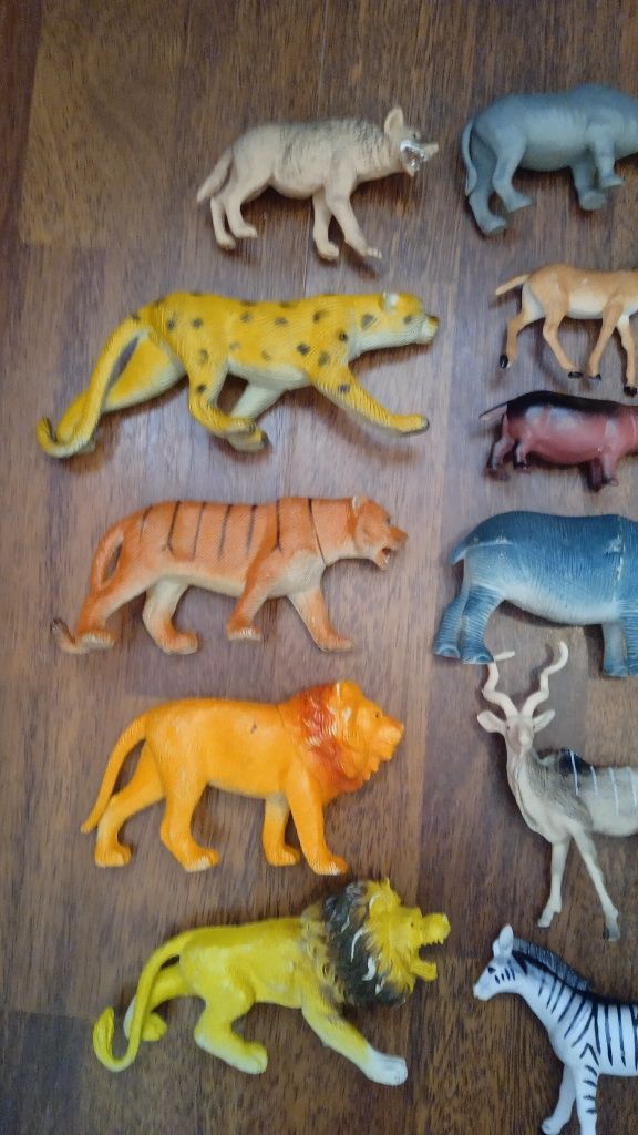 Lot figurine animale plastic