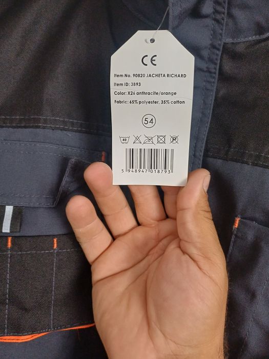 Jacheta lucru ,nouă!marimea 54!