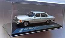 Macheta Mercedes 230 E 1982 alb W123 - Minichamps 1/43