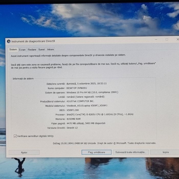 Asus I5-8265U, Ssd 512Gb