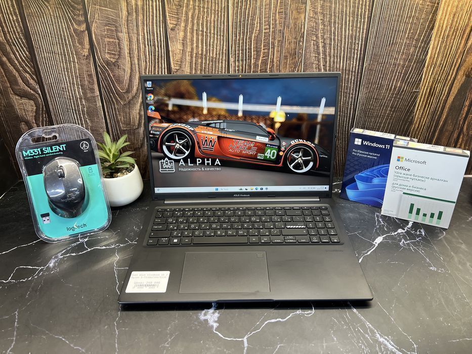 Ноутбук для работы ASUS VivoBook X16 | Ryzen 5-7530U | 16GB | 512GB