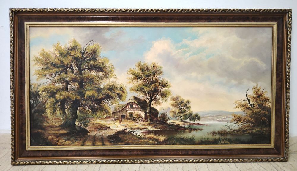 Tablou Pictura in ulei pe pânză lucrare deosebita Baroc