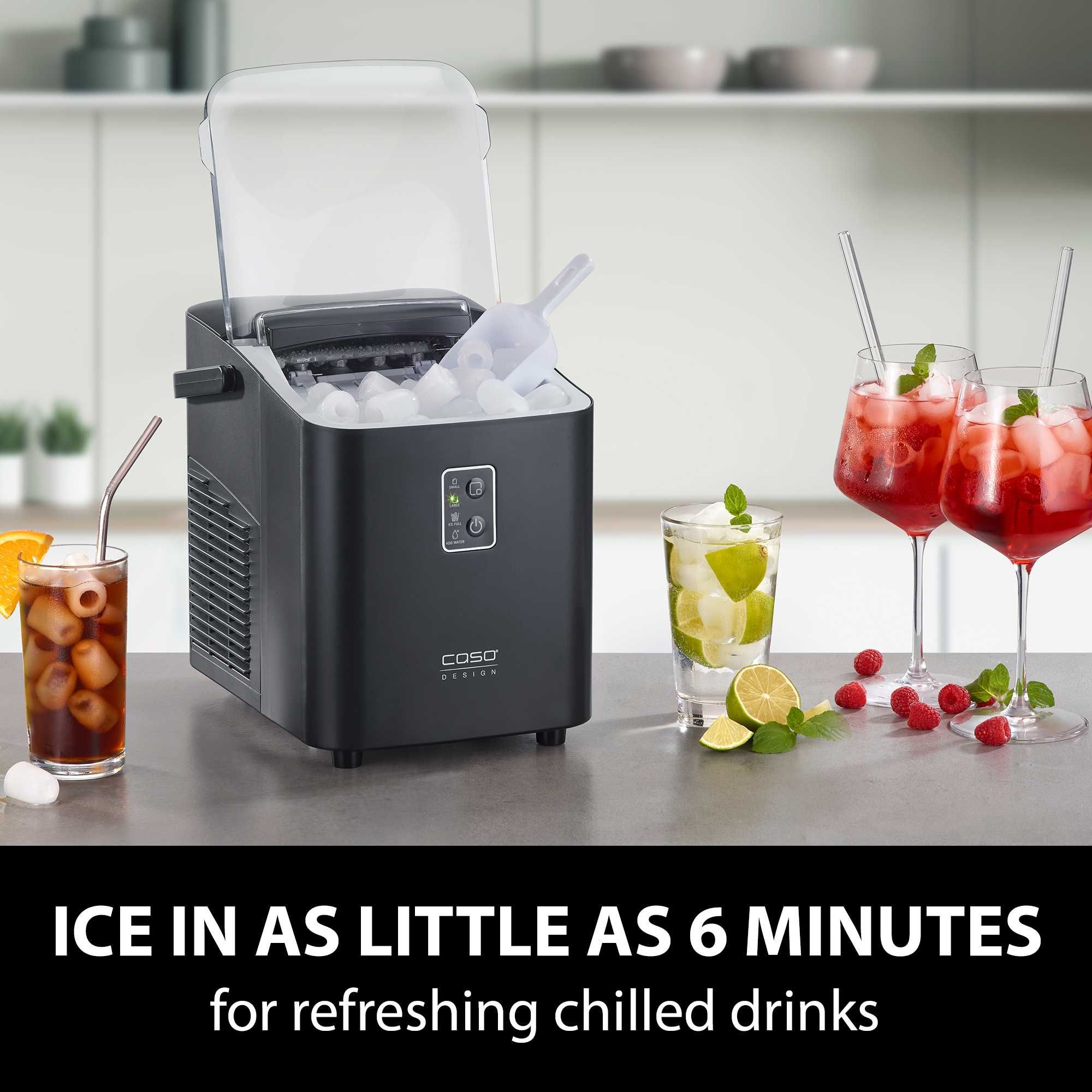 CASO Design IceChef Компактен уред за лед на кубчета, Германия