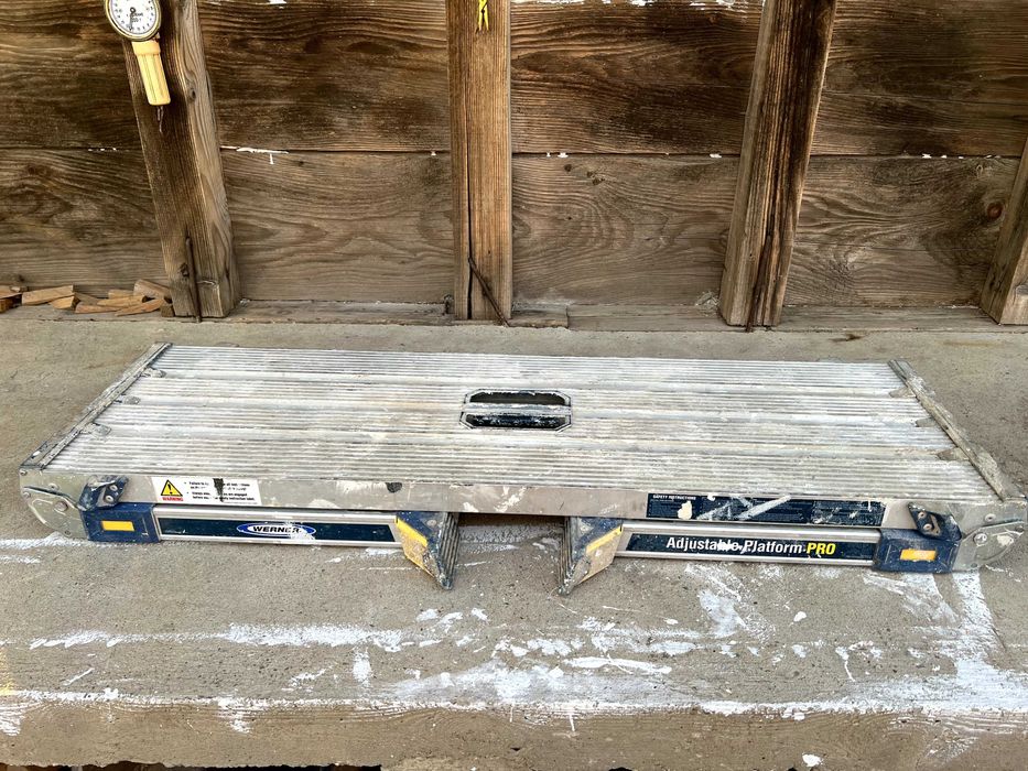 Platforma Pliabil Werner, 1 treaptă, plastic și oțel, înălțime 0,76 m