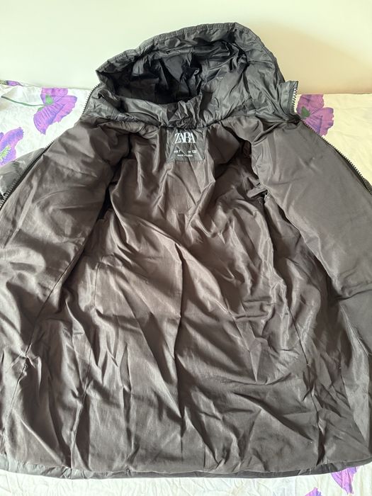 Geaca iarna lunga fete ZARA marime 7 ani