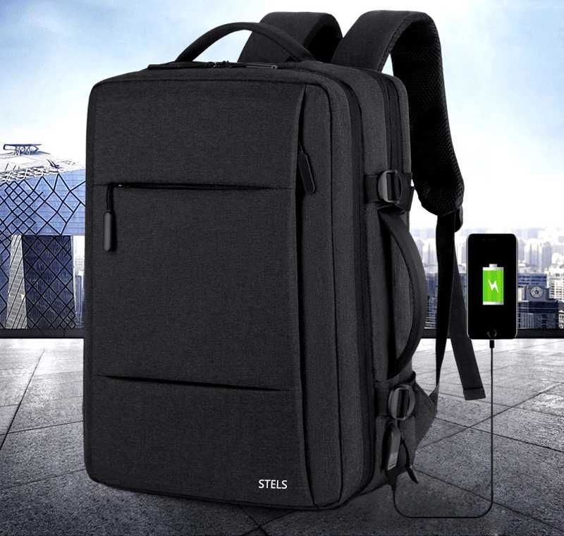 Раница за пътуване STELS TravelMate 200, 30x15x40см, Черен
