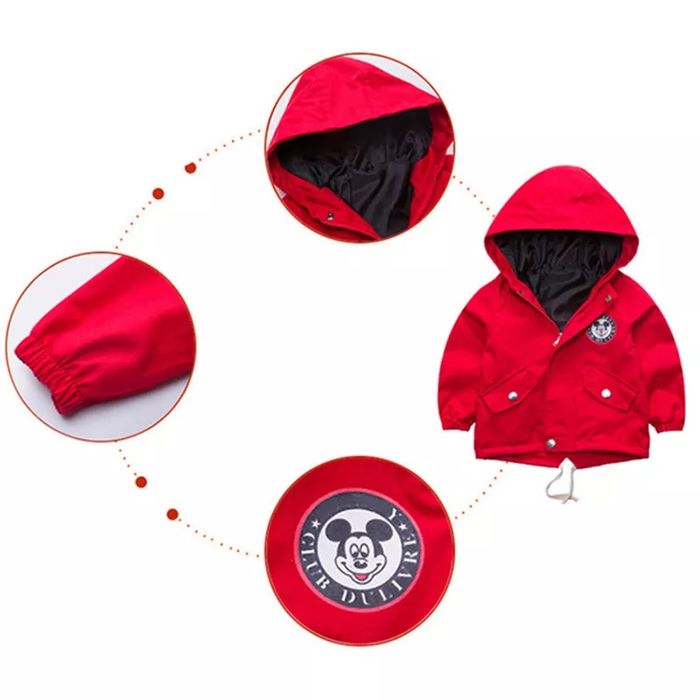 Geaca mickey 1-7 ani gen h&m zara c&a